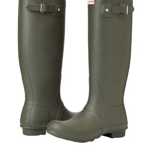 Hunter Women's Original Green Waterproof Boots
